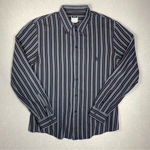 Versace Jeans Couture Mens 2XL Striped Button Down Shirt Italy